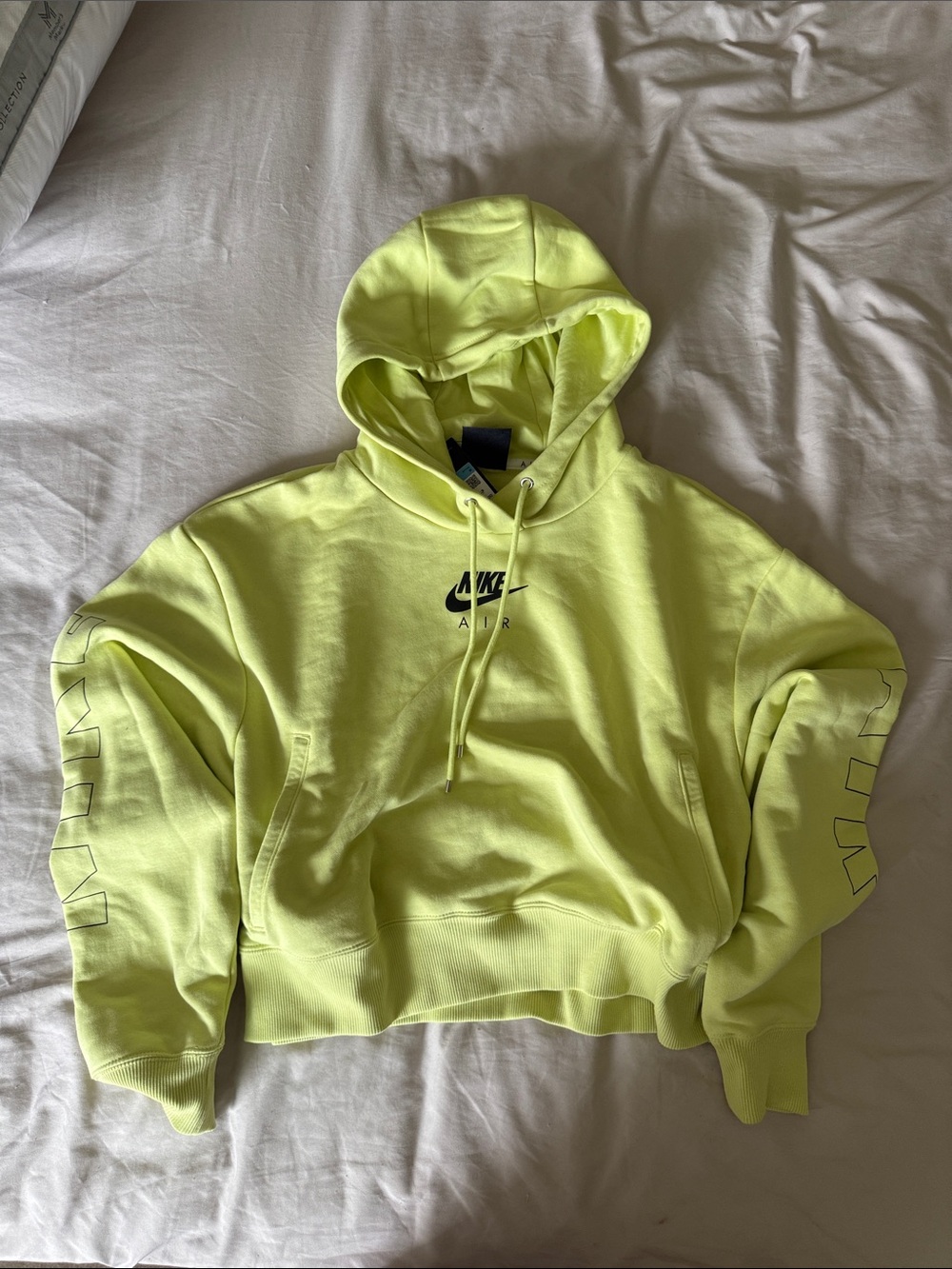 Nike Air Neon Yellow Pullover Hoodie